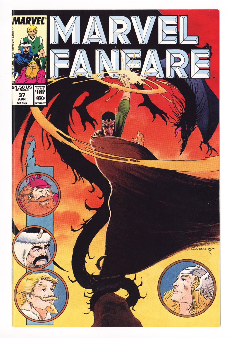 Marvel Fanfare 37 High Grade (1988) 