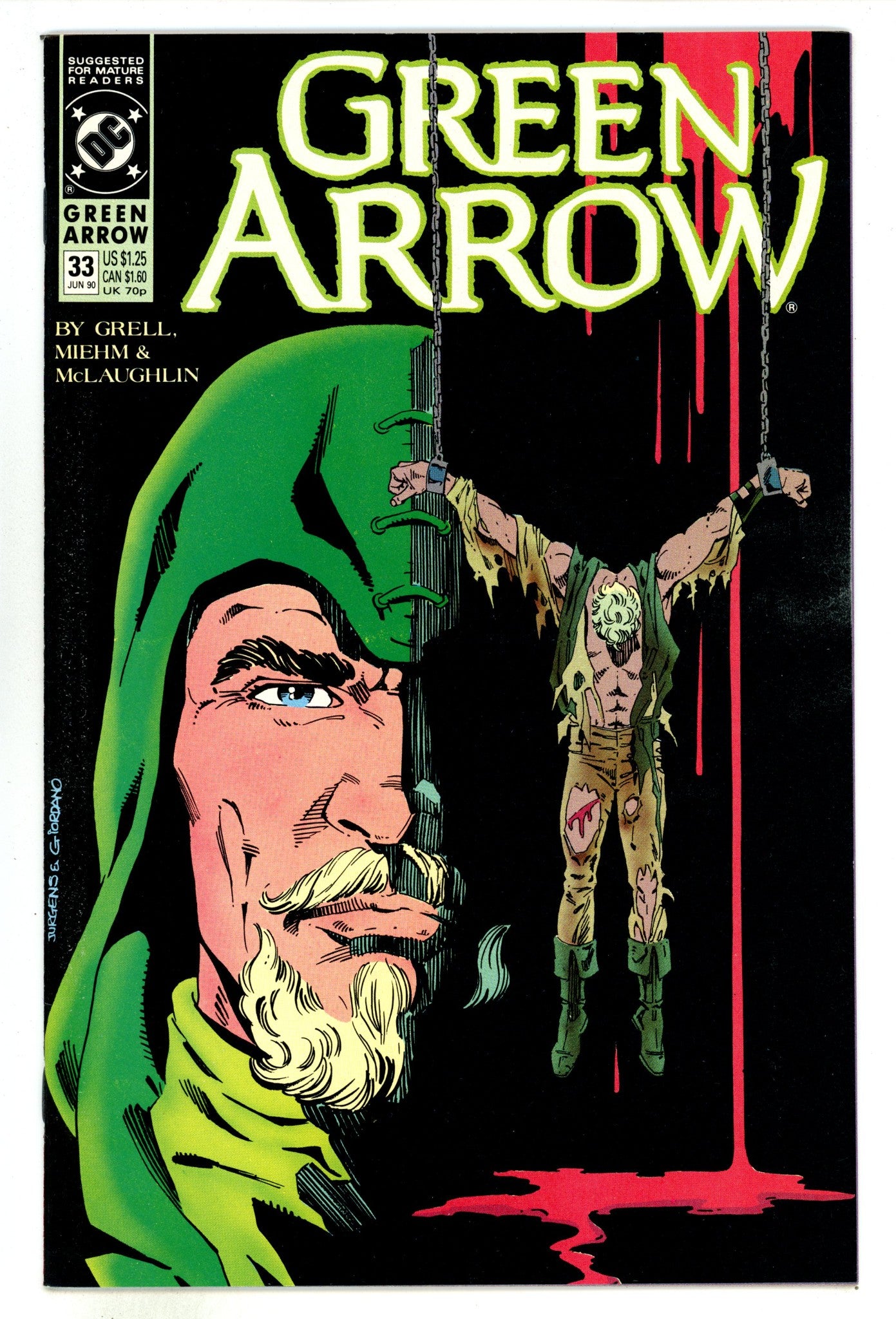 Green Arrow Vol 2 33 Mid Grade (1990) 