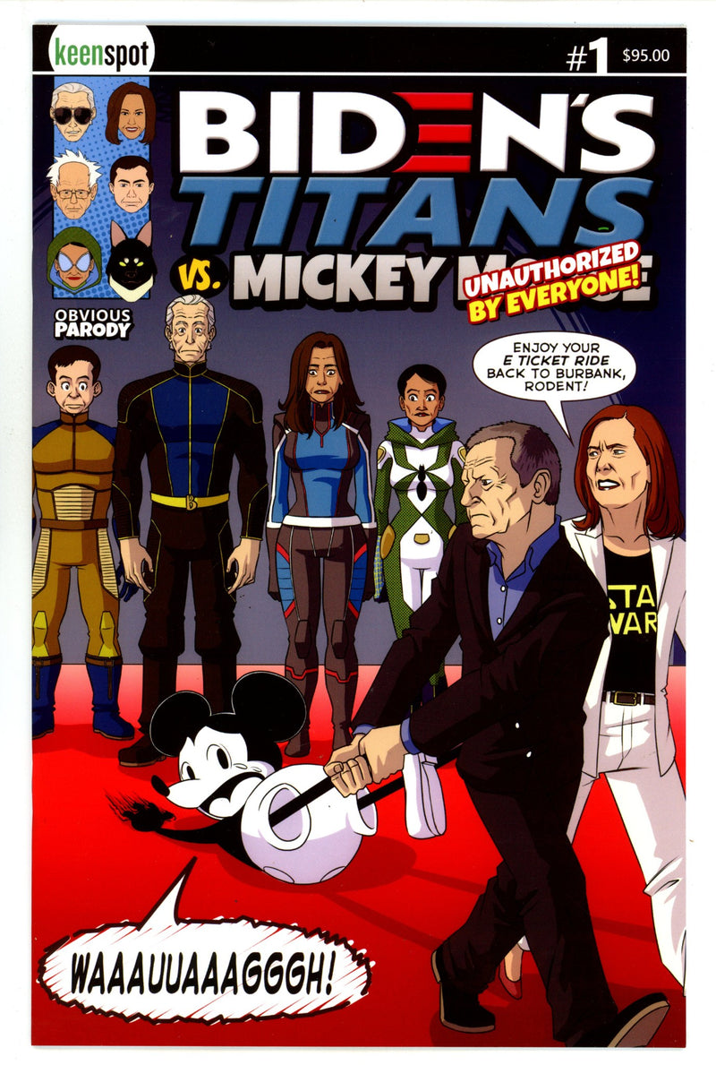 Bidens Titans Vs Mickey Mouse (Unauth) 1 Remulac Variant (2024)