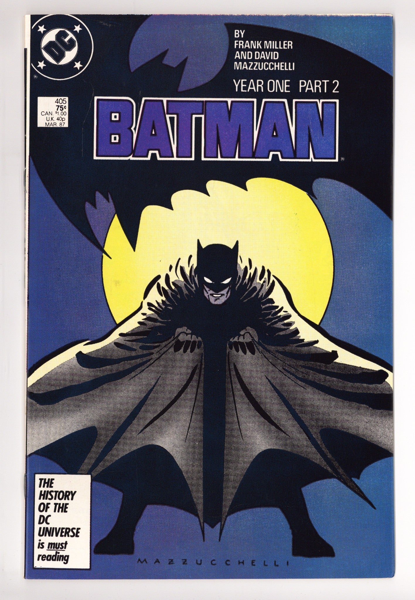 Batman Vol 1 405 VF+ (8.5) (1987) 