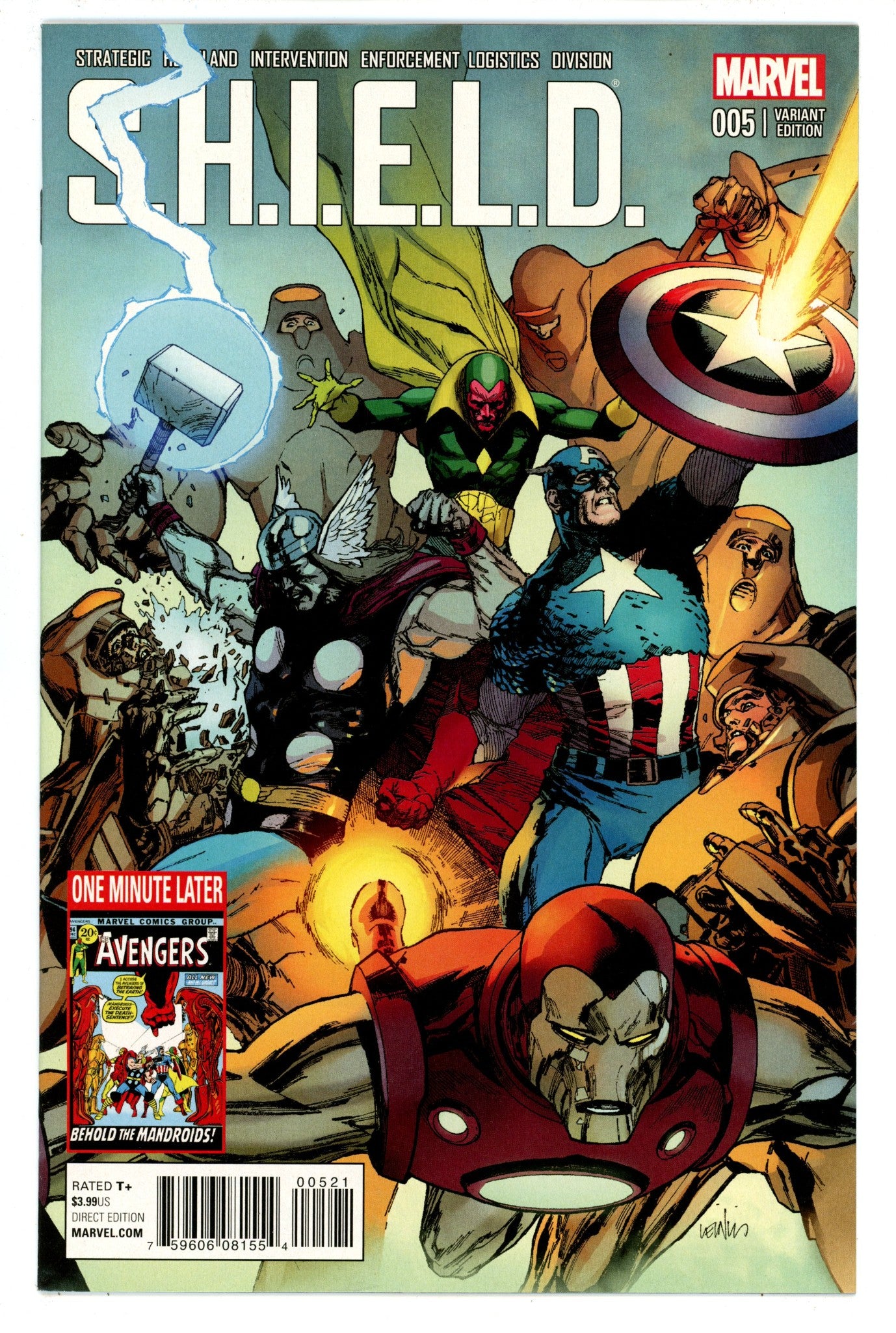 S.H.I.E.L.D. Vol 3 5 High Grade (2015) Yu Incentive Variant 