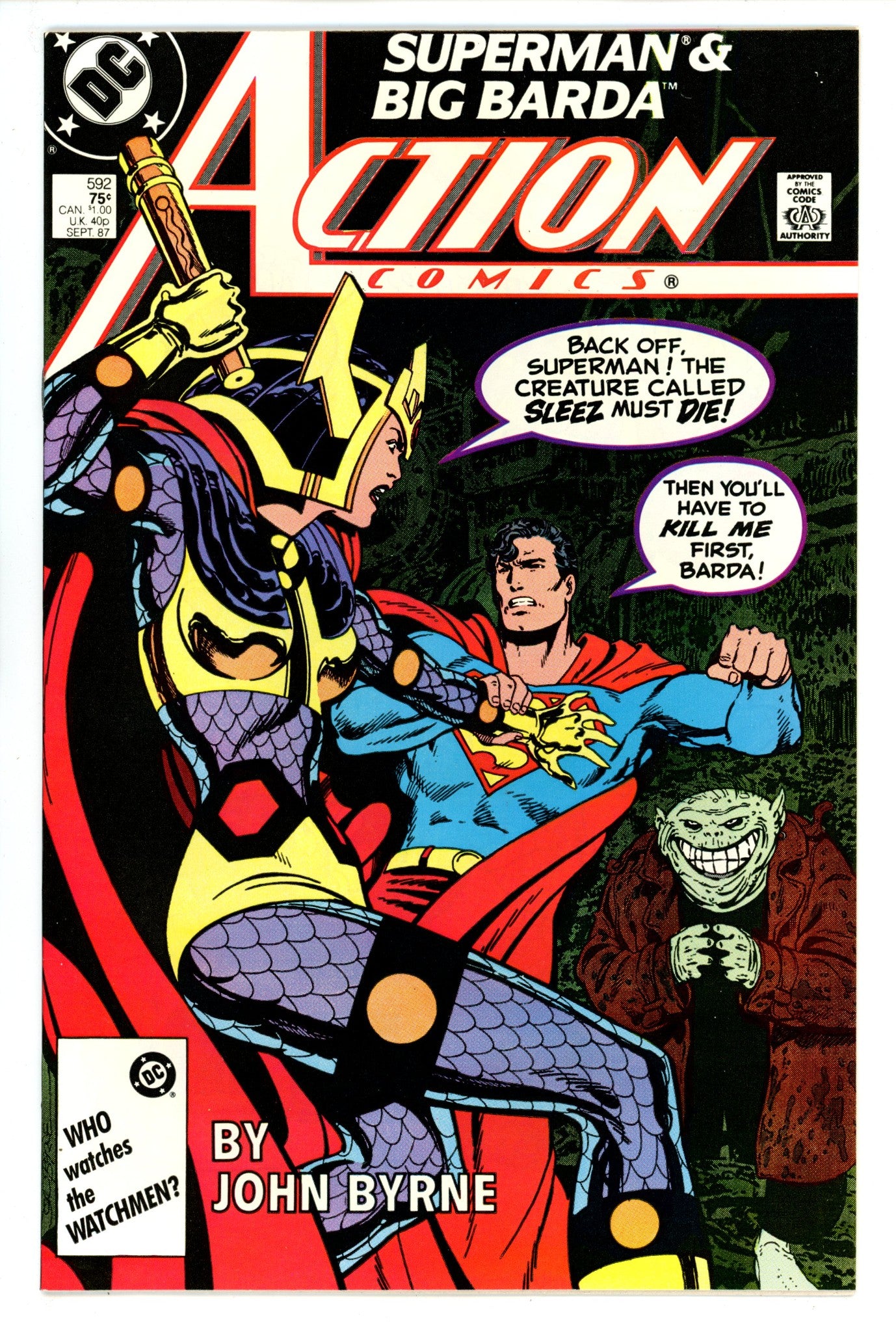 Action Comics Vol 1 592 NM- (9.2) (1987) 