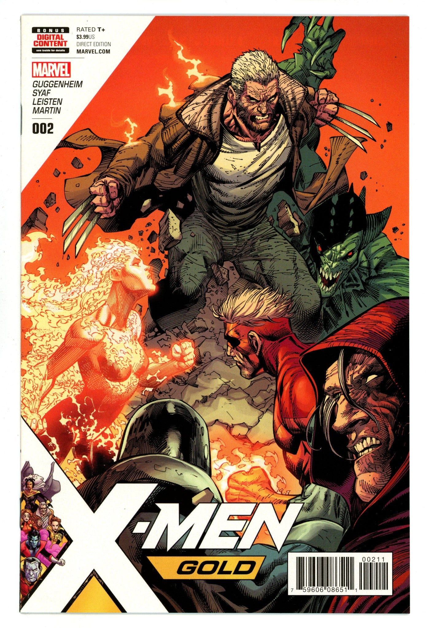 X-Men: Gold Vol 2 2 High Grade (2017) 