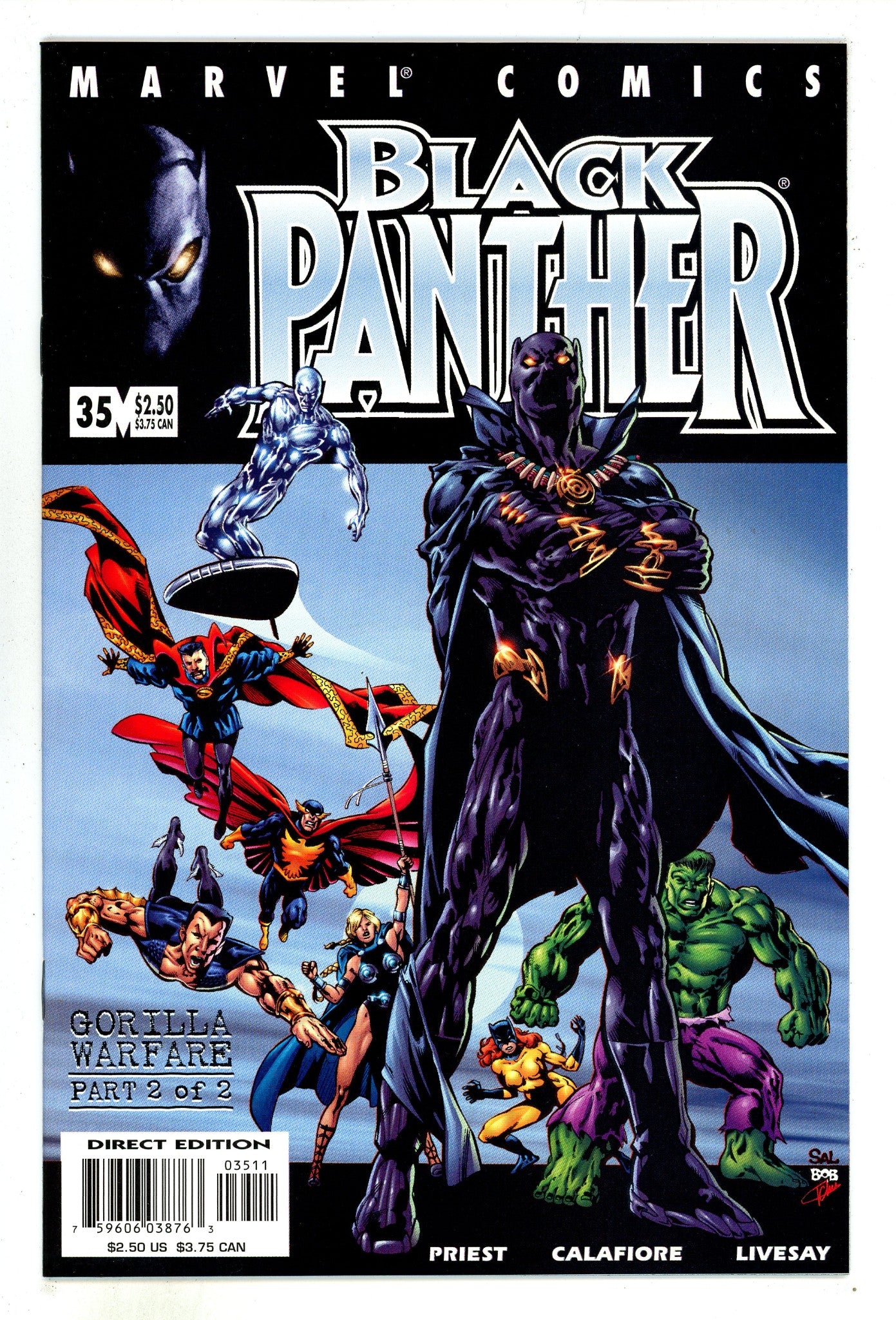 Black Panther Vol 3 35 High Grade (2001) 