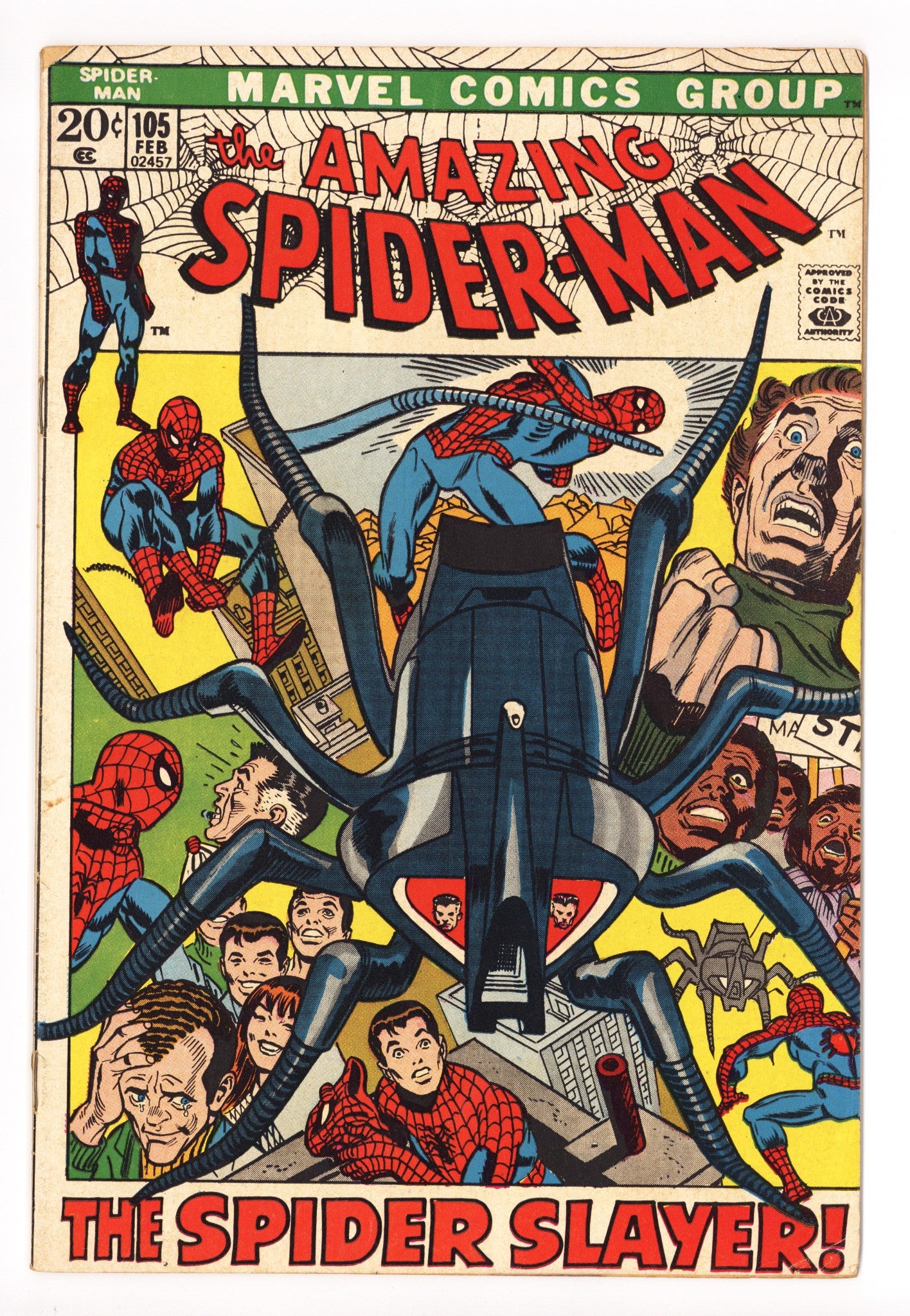 The Amazing Spider-Man Vol 1 105 VG+ (4.5) (1972) 