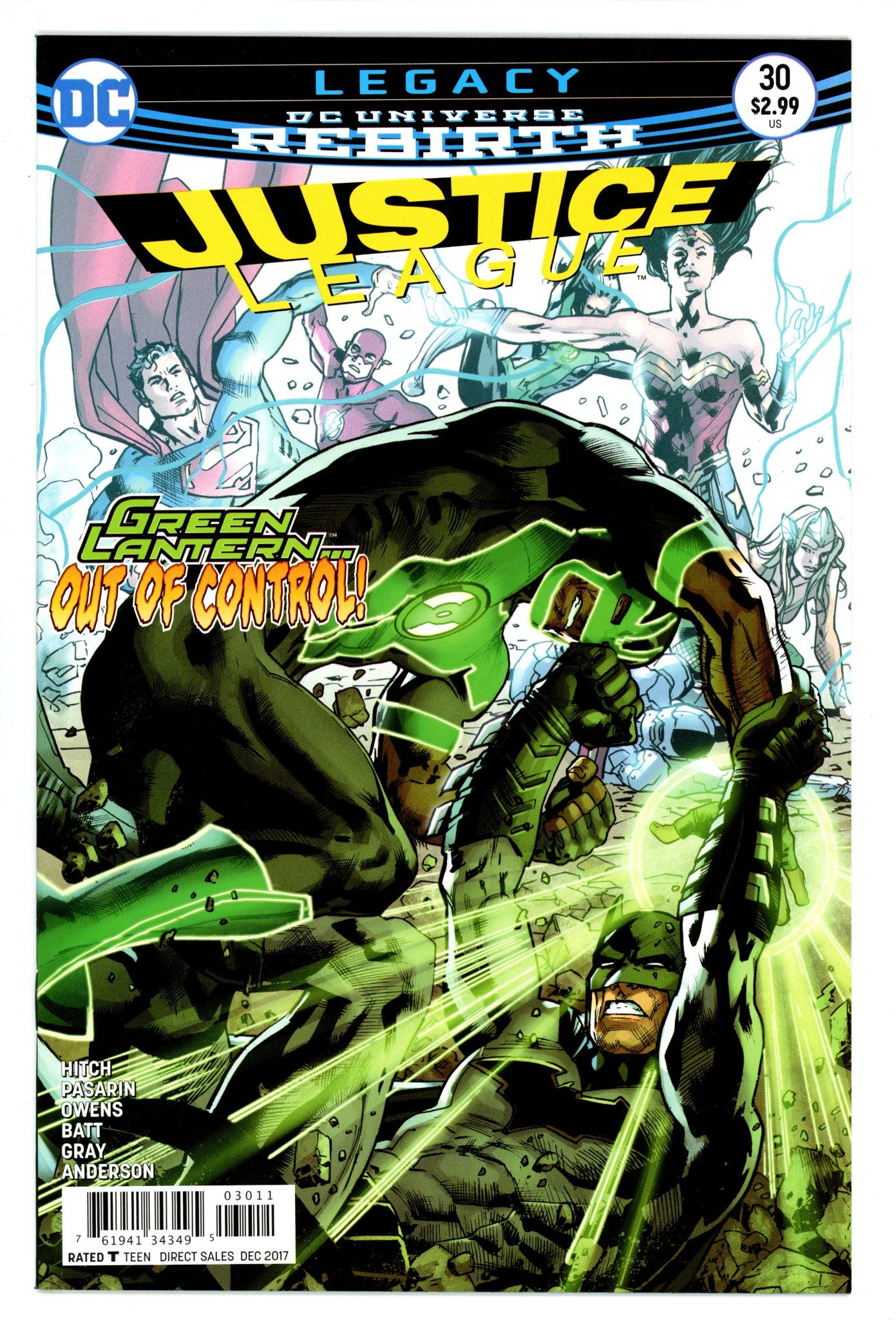 Justice League Vol 2 30 High Grade (2017) 