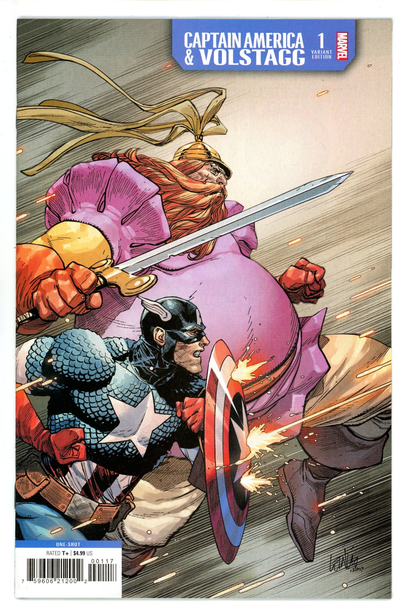 Captain America & Volstagg 1 Yu Incentive Variant VF/NM (2025)