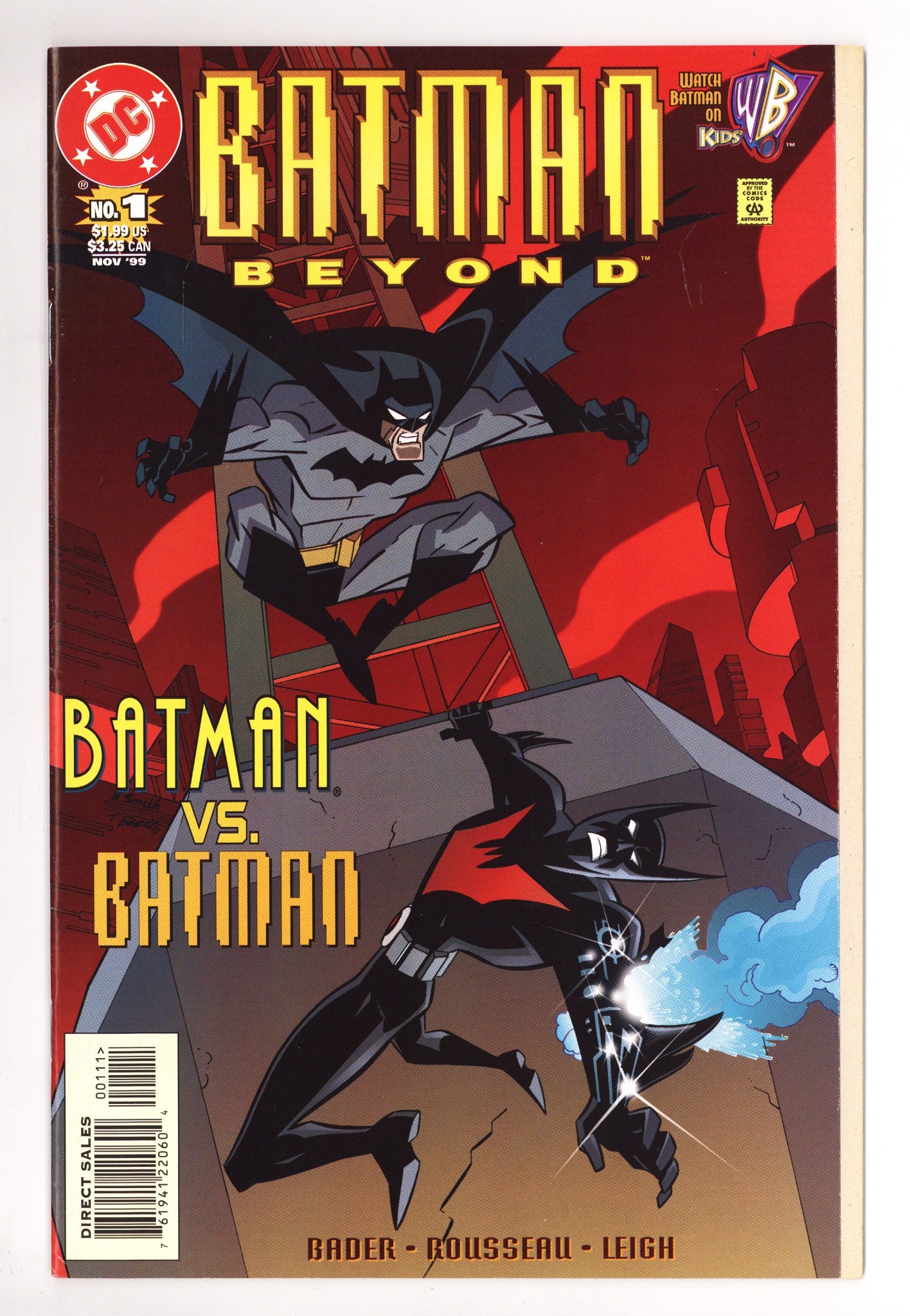 Batman Beyond Vol 2 1 VF+ (8.5) (1999) 