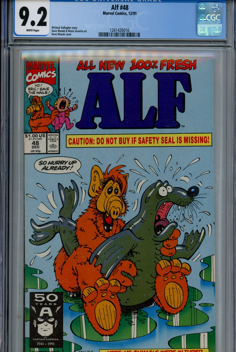 ALF 48 CGC 9.2 (NM-) (1991) 