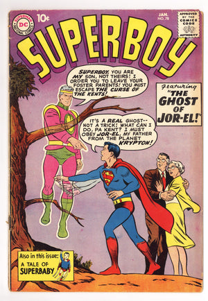 Superboy Vol 1 78 VG- (3.5) (1960)