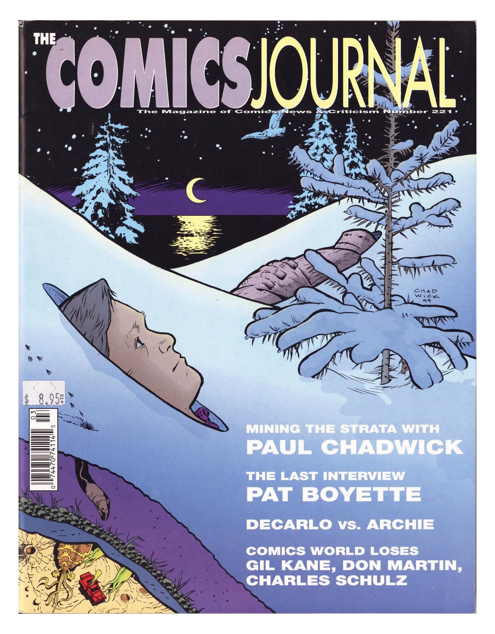 The Comics Journal 221 Mid Grade (2000) 