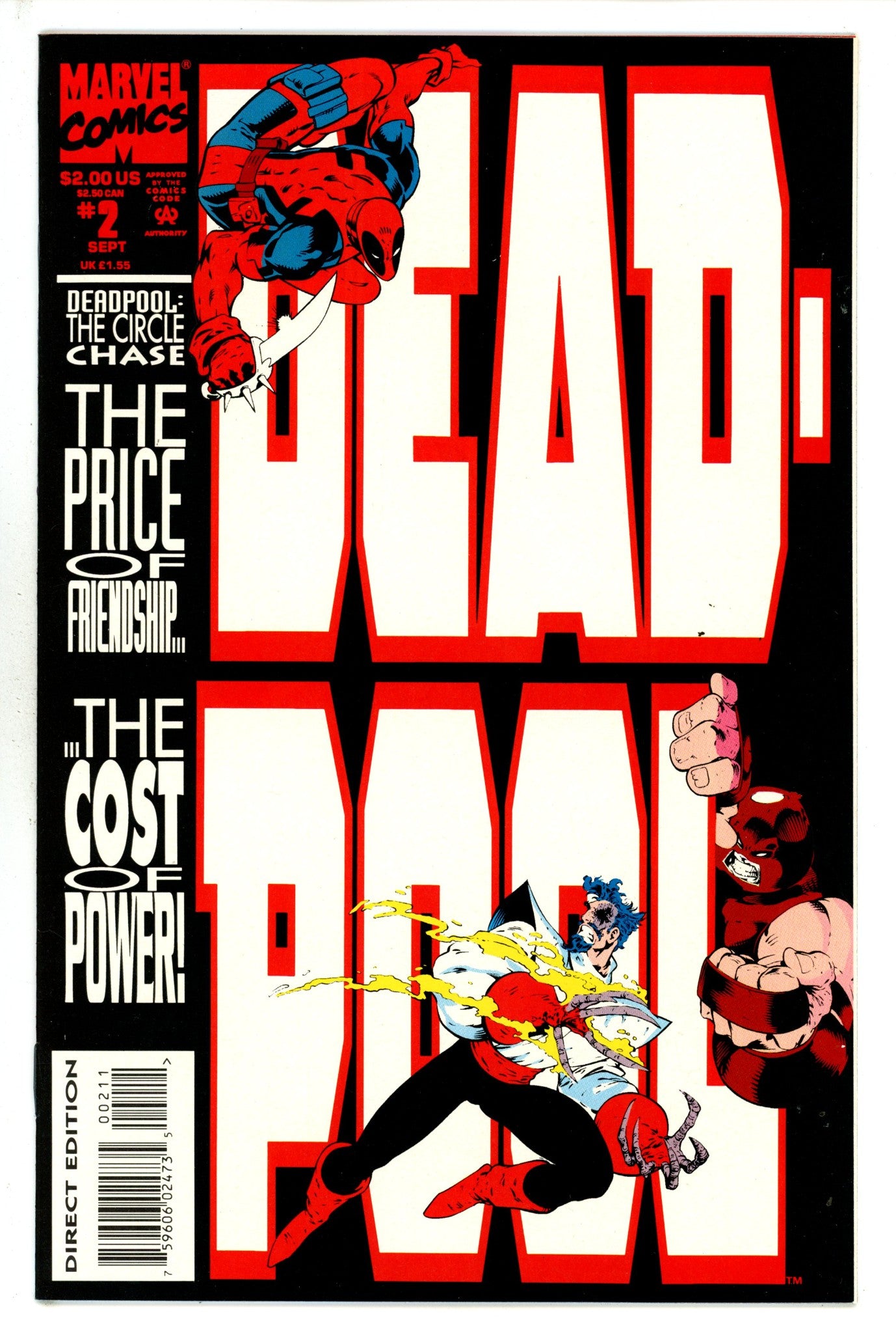 Deadpool: The Circle Chase 2 NM (1993)