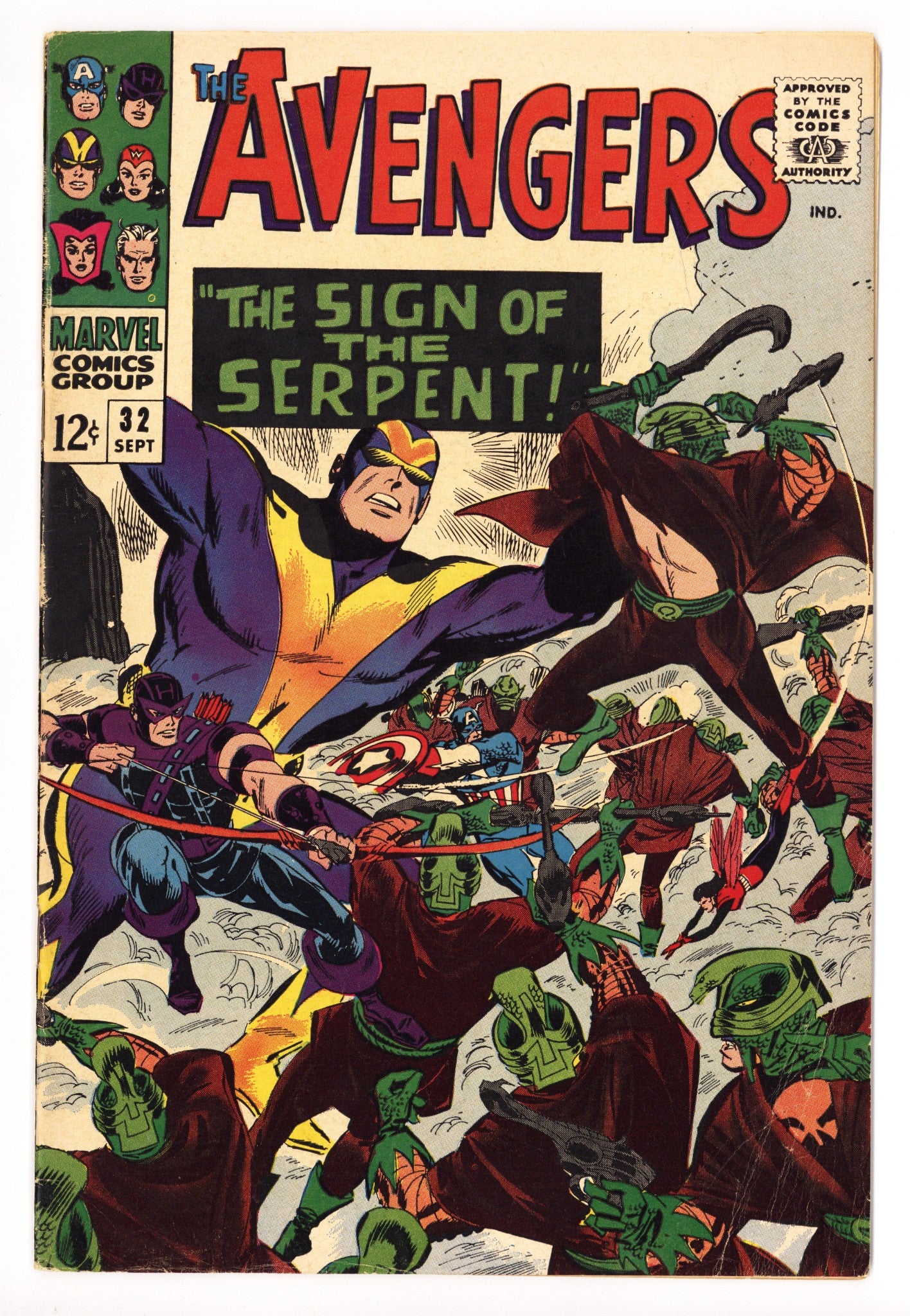 The Avengers Vol 1 32 FN- (5.5) (1966) 