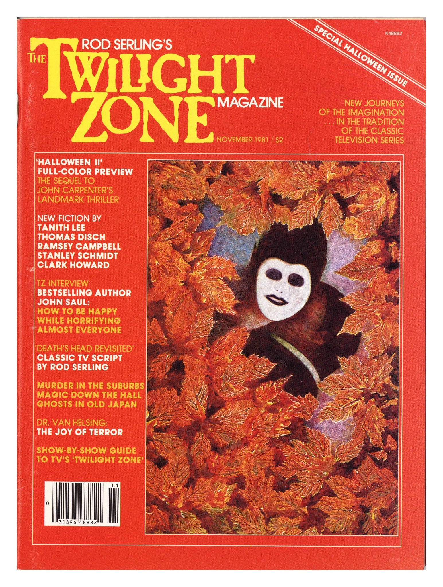 Rod Serling's Twilight Zone Magazine November Mid Grade (1981) 