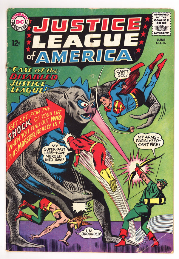 Justice League of America Vol 1 36 VG- (3.5) (1965)