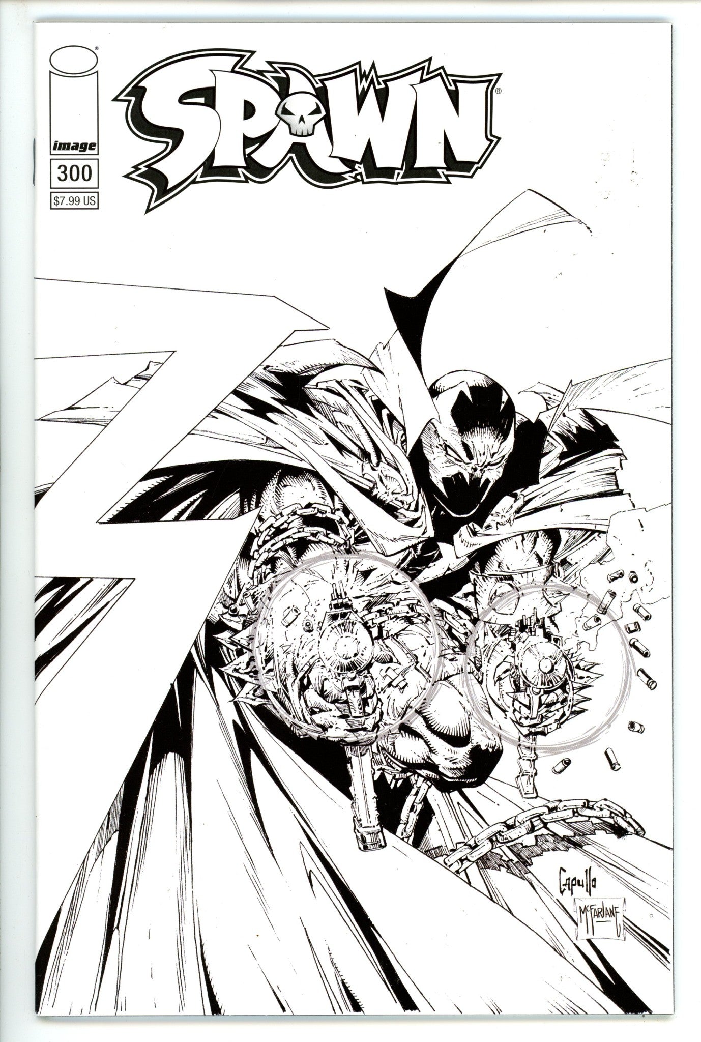 Spawn 300 Capullo B&W Variant NM (2019)