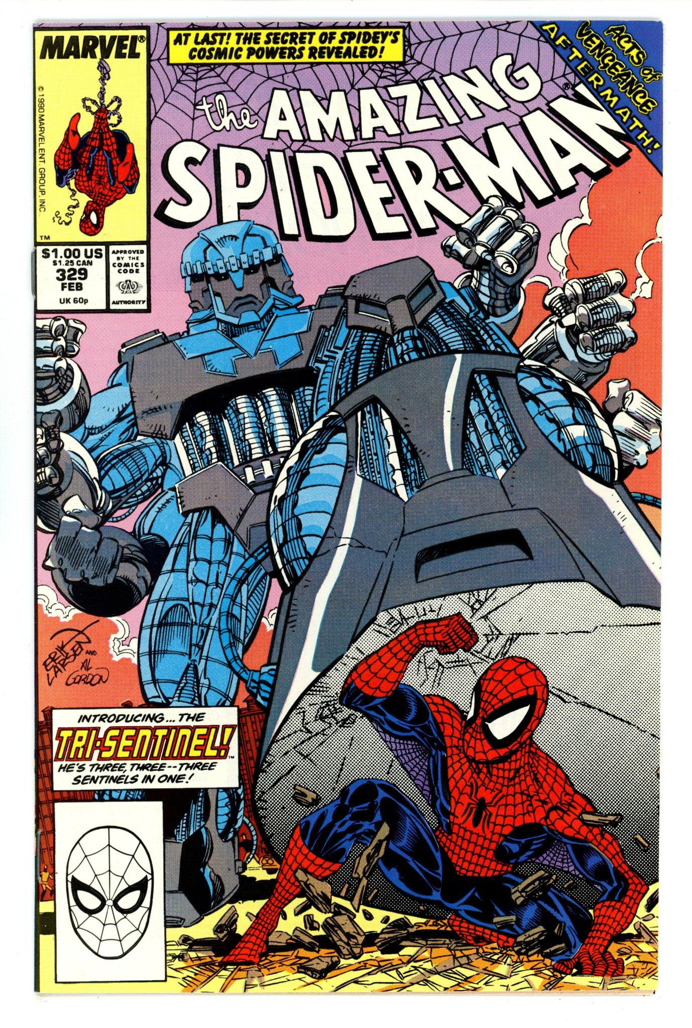 The Amazing Spider-Man Vol 1 329 VF (8.0) (1990) 