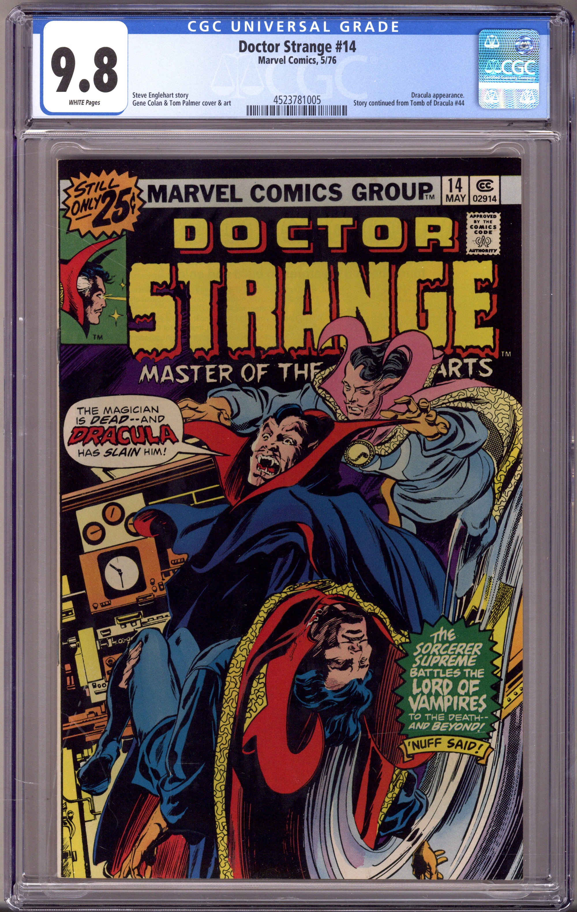 Doctor Strange Vol 2 14 CGC 9.8 (NM/M) (1976) 