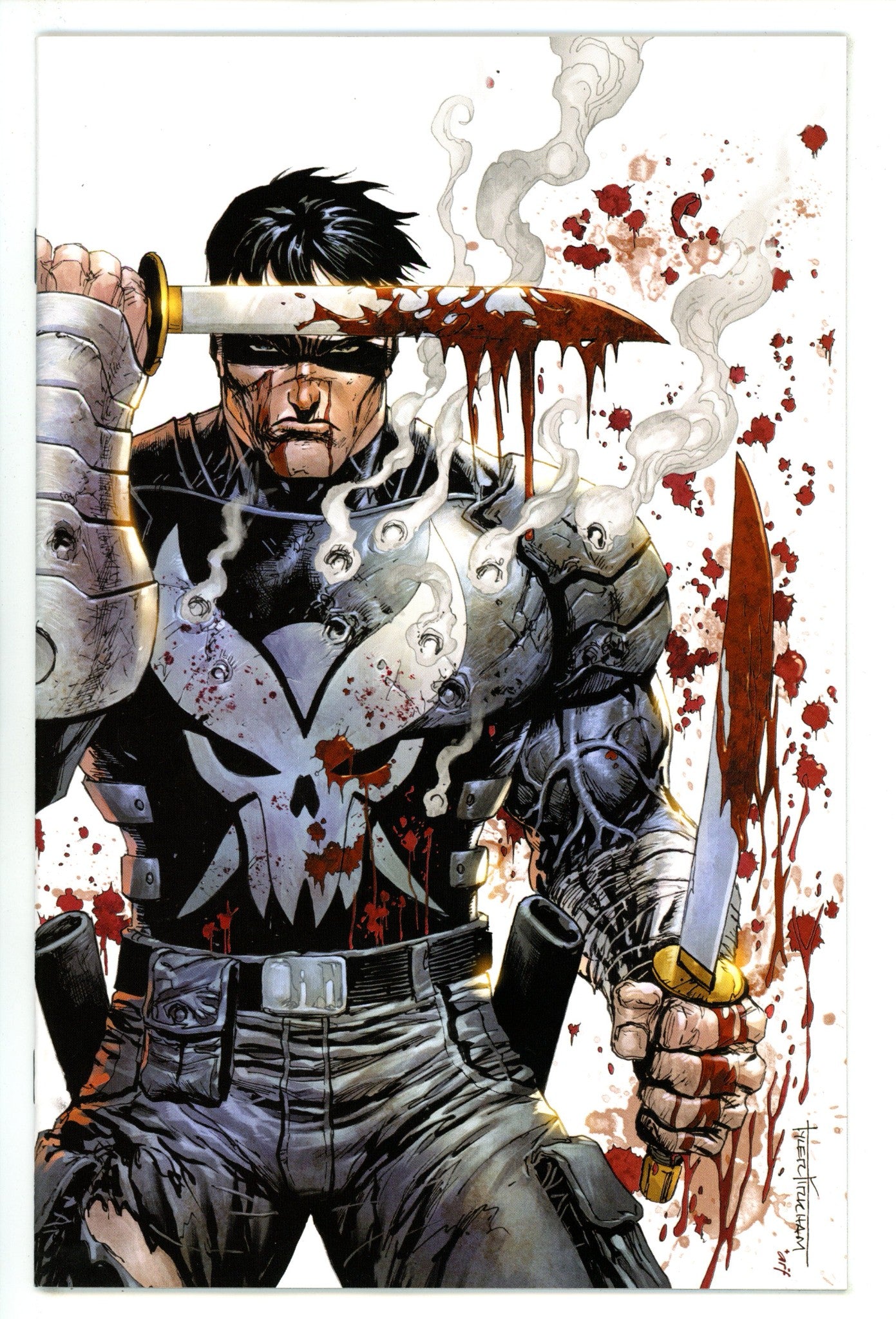 Punisher Vol 13 1 NM- (9.2) (2022) Kirkham Virgin Exclusive Variant 