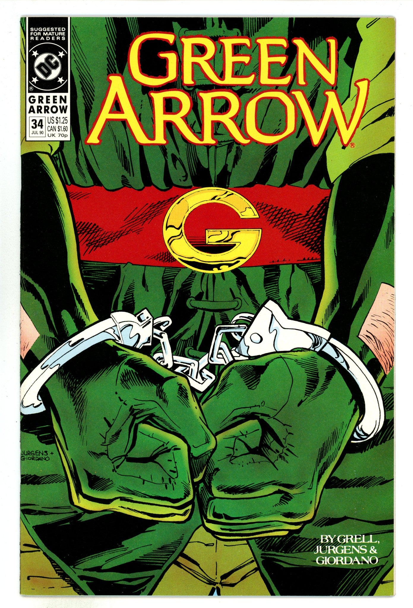 Green Arrow Vol 2 34 High Grade (1990) 