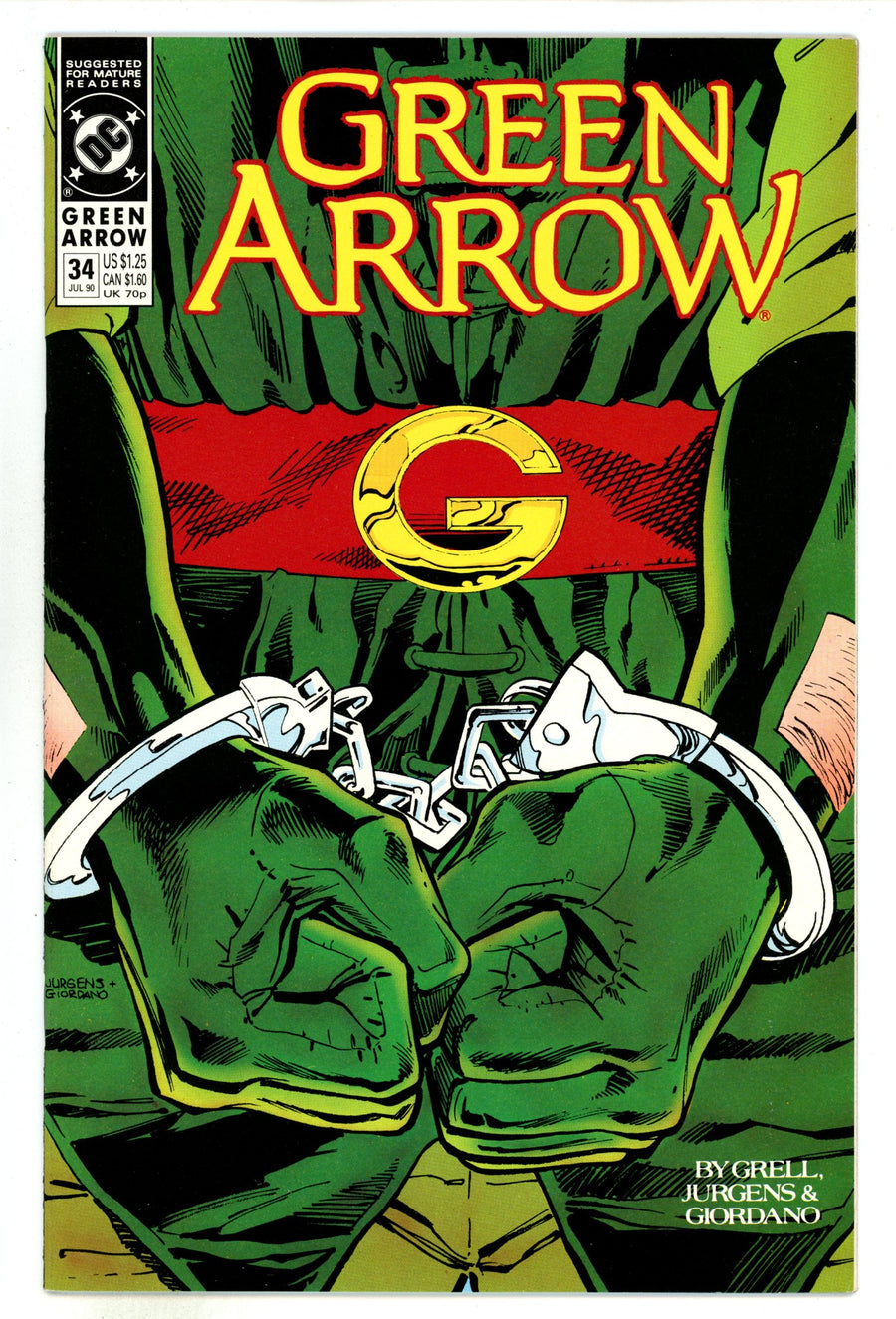 Green Arrow Vol 2 34 High Grade (1990) 
