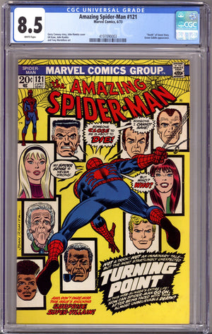 The Amazing Spider-Man Vol 1 121 CGC 8.5 (VF+) (1973)