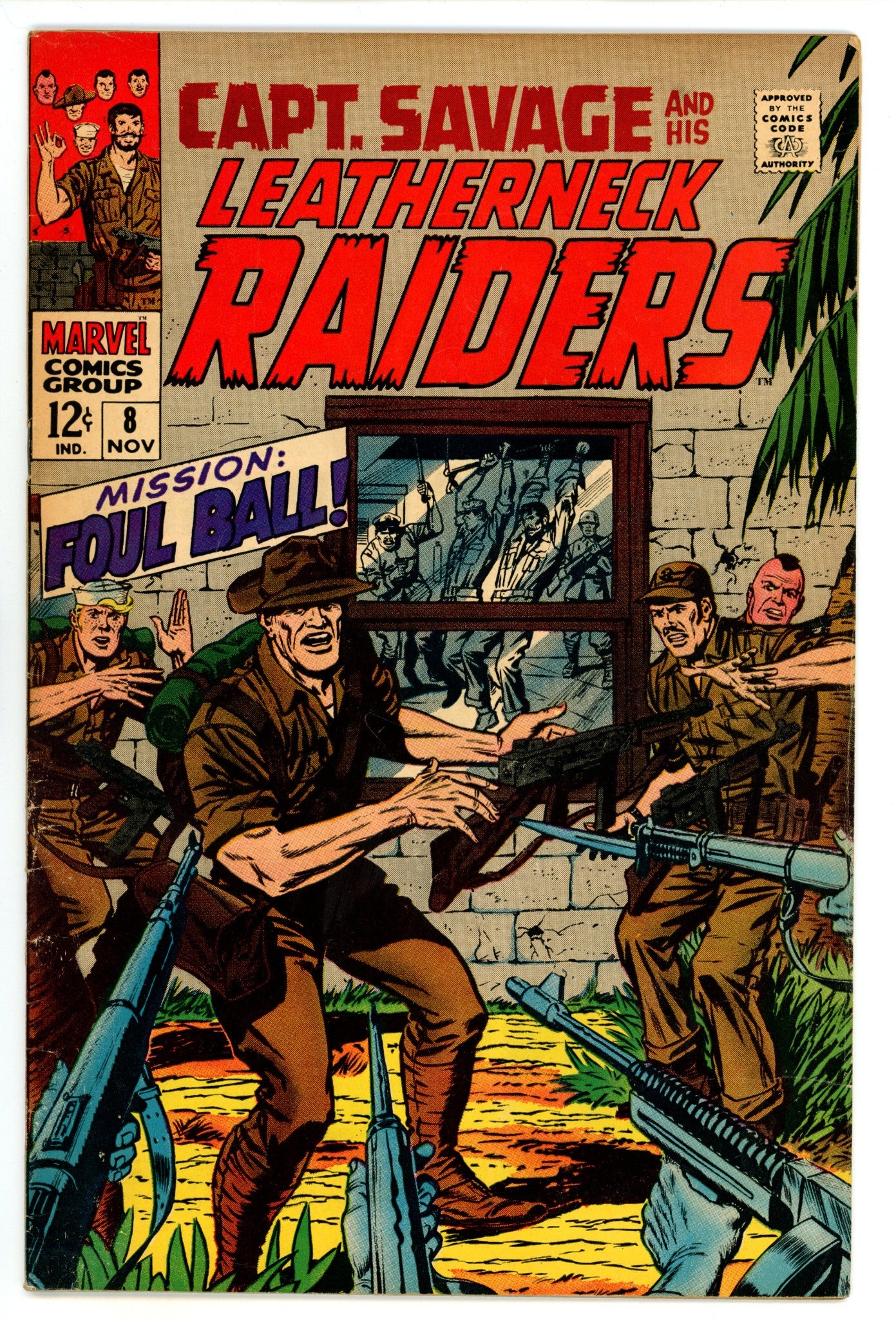 Capt. Savage and His Leatherneck Raiders 8 VG+ (4.5) (1968) 