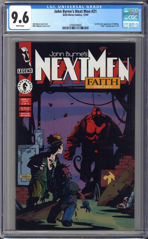 John Byrne's Next Men 21 CGC 9.6 (NM+) (1993)