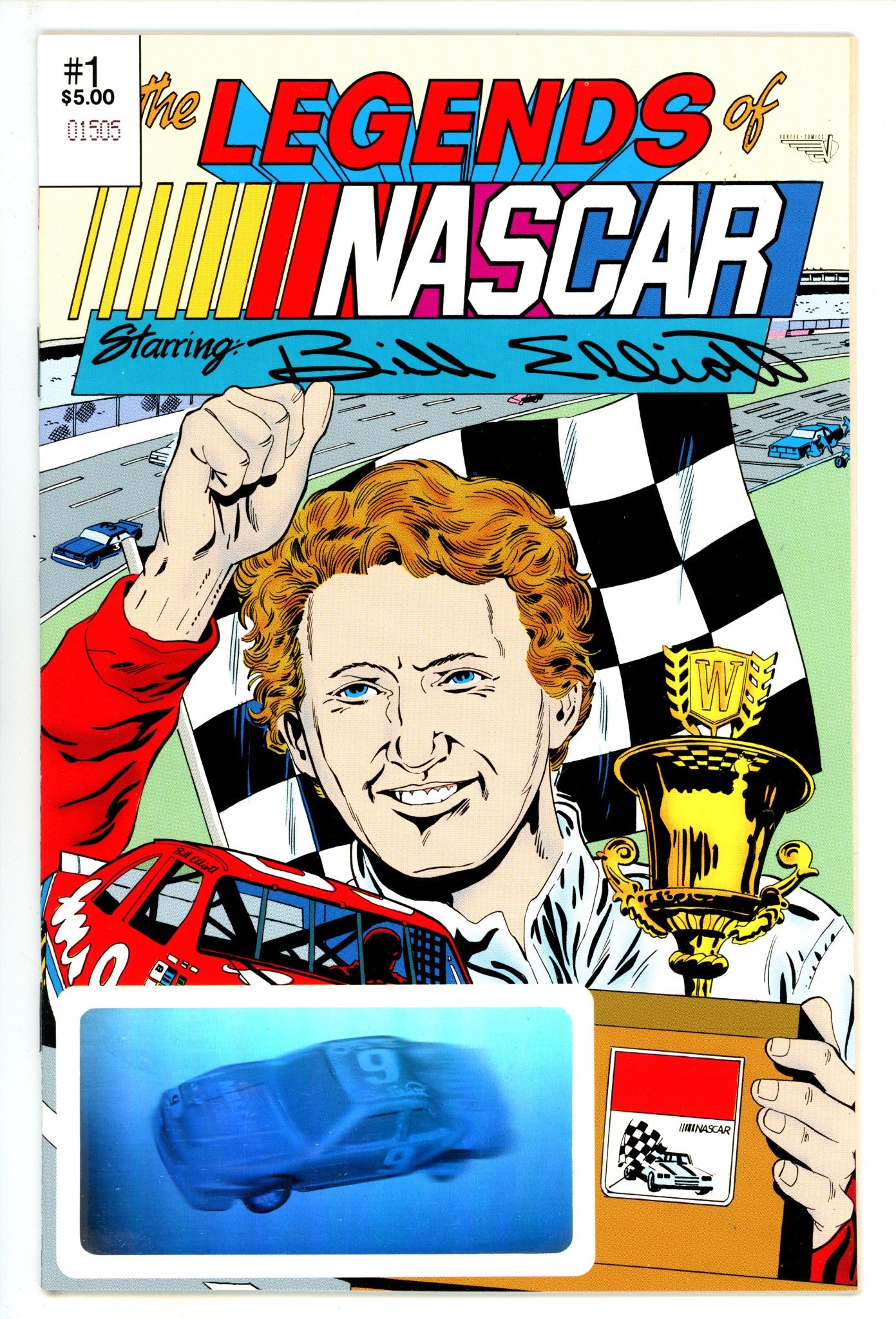 The Legends of NASCAR 1 High Grade Hologram (1990) 