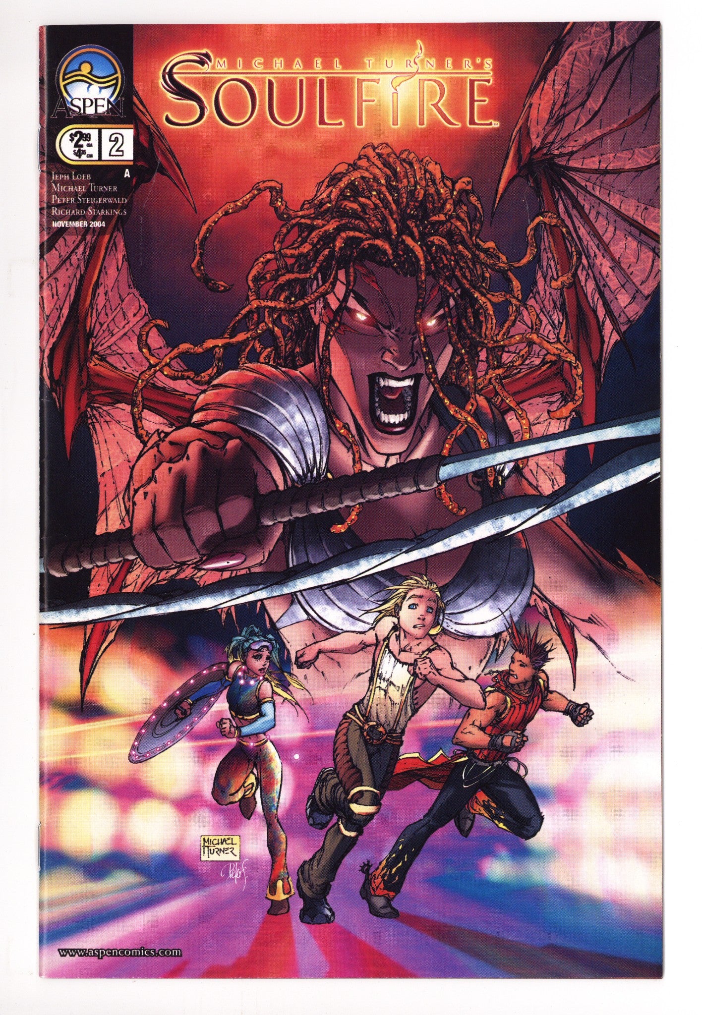 Michael Turner's Soulfire Vol 1 2 High Grade (2004) 