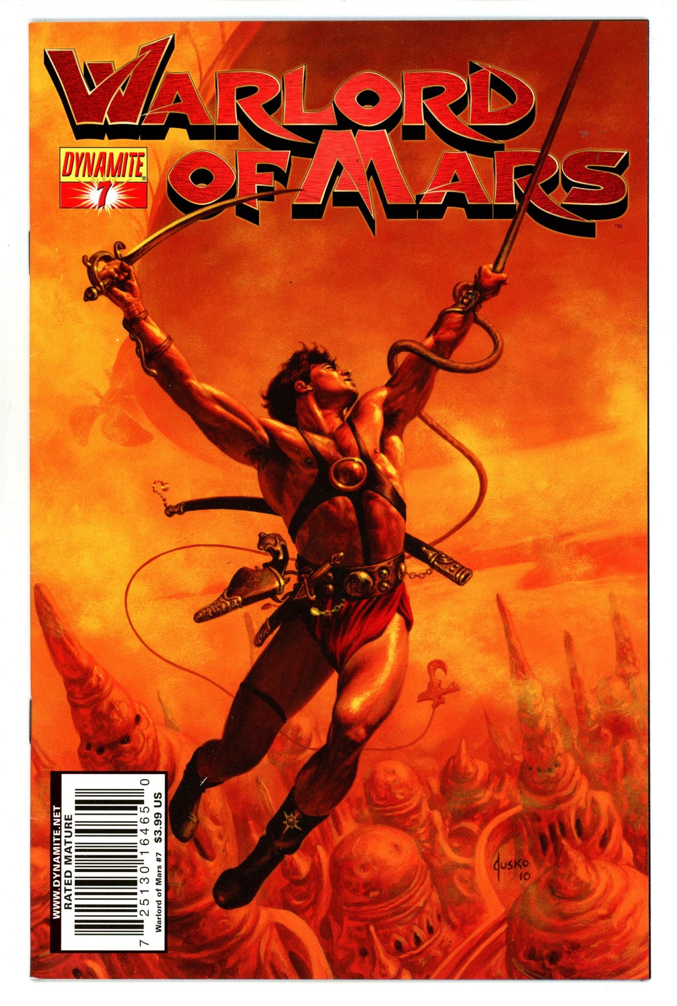 Warlord of Mars 7 High Grade (2011) Jusko Variant 