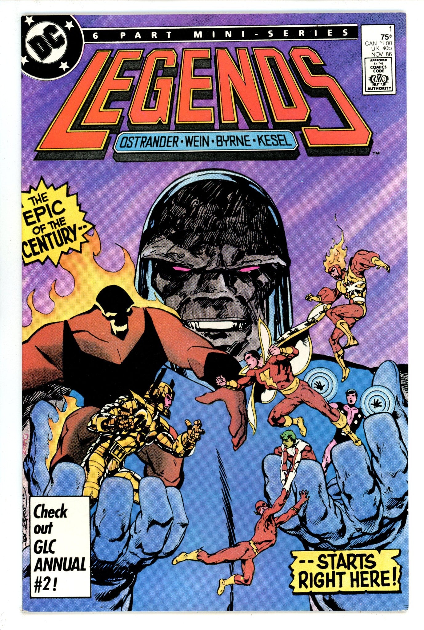 Legends 1 VF/NM (9.0) (1986) 
