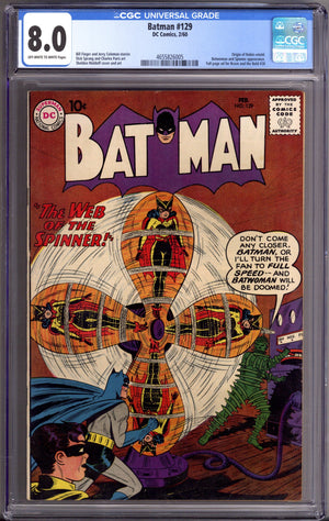 Batman Vol 1 129 CGC 8.0 (VF) (1960)