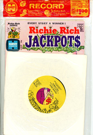 Harvey 2 Pack With Record [nn] Sealed Richie Record (1973)