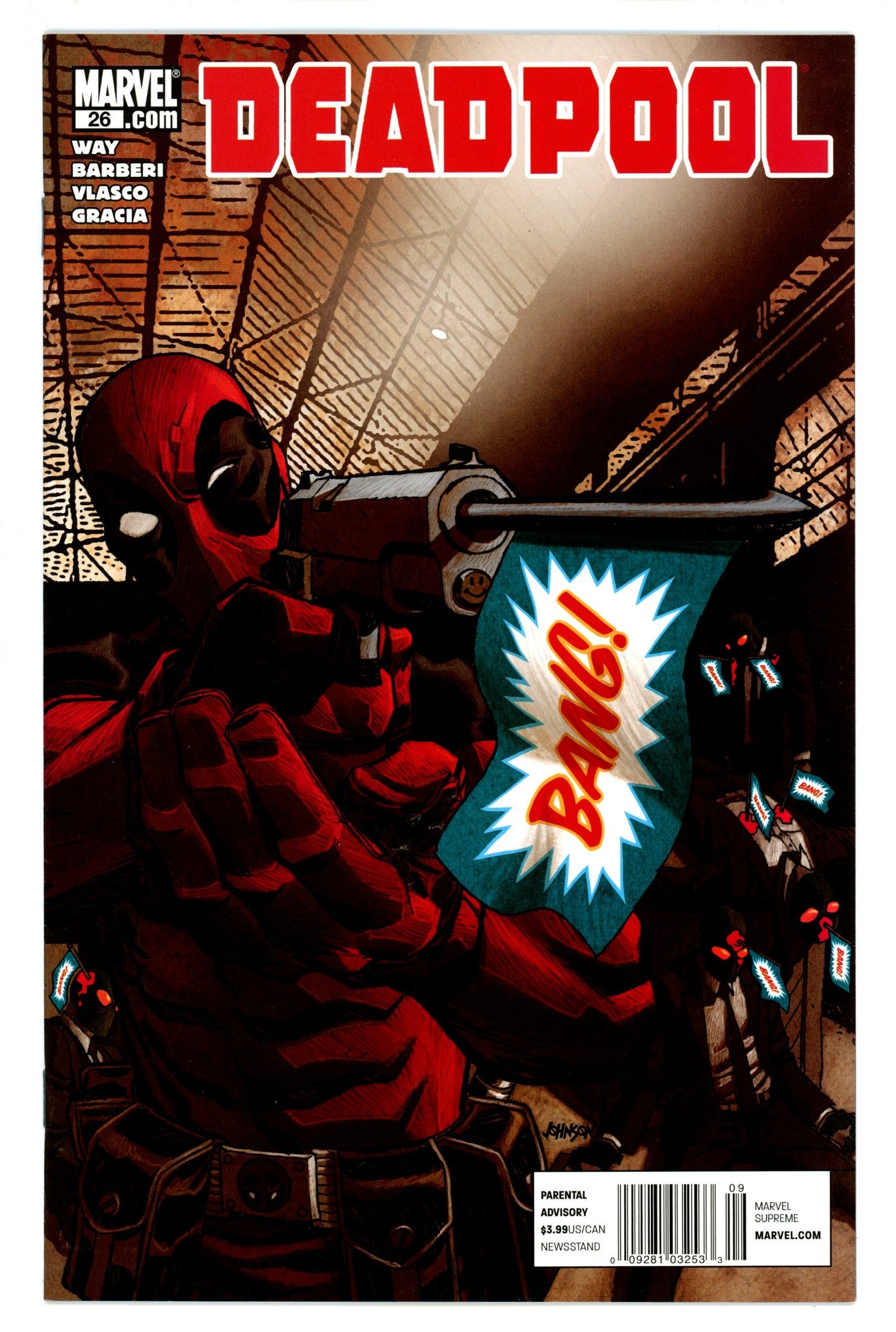 Deadpool Vol 3 26 NM- (9.2) (2010) Newsstand 