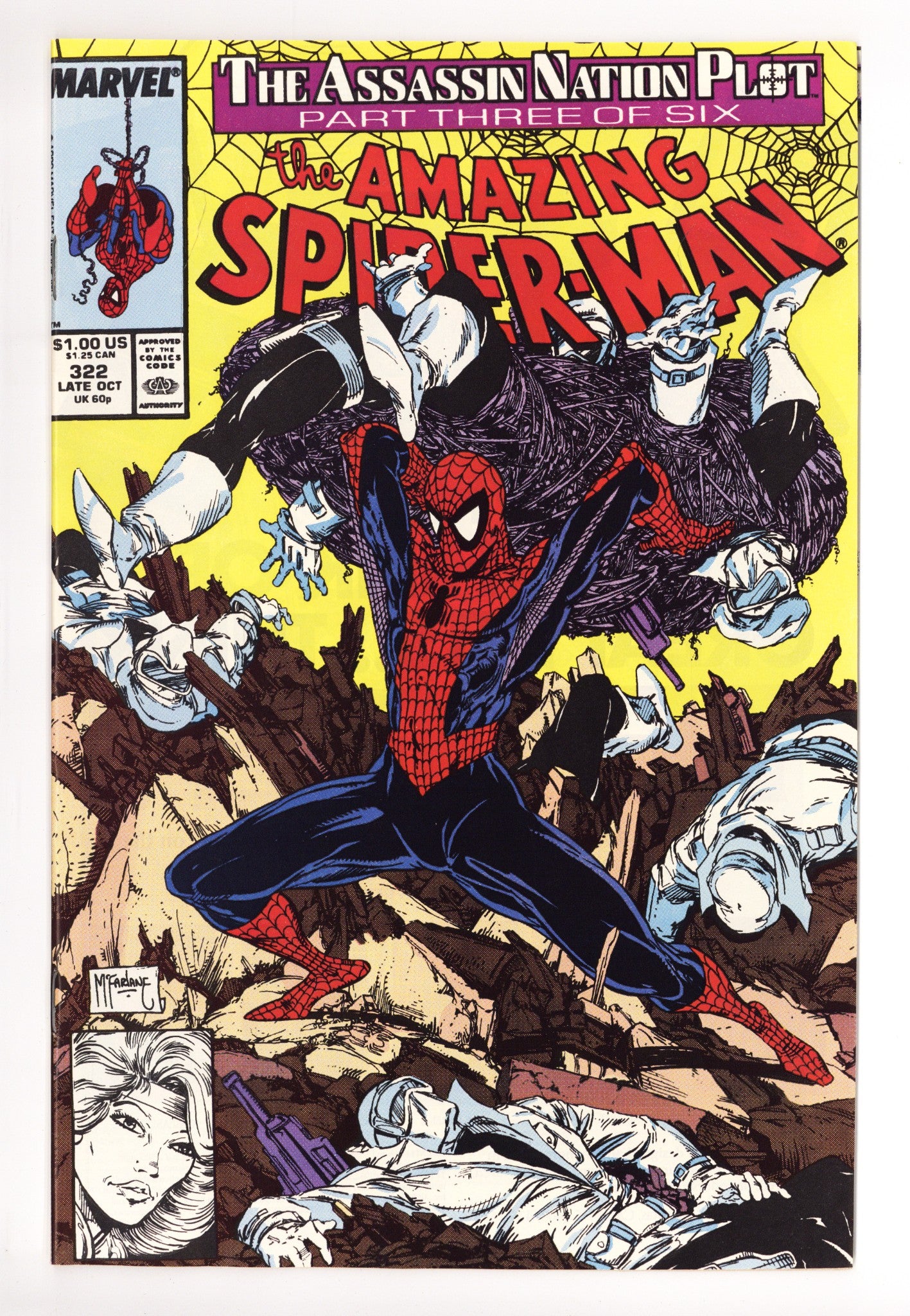The Amazing Spider-Man Vol 1 322 VF+ (8.5) (1989) 