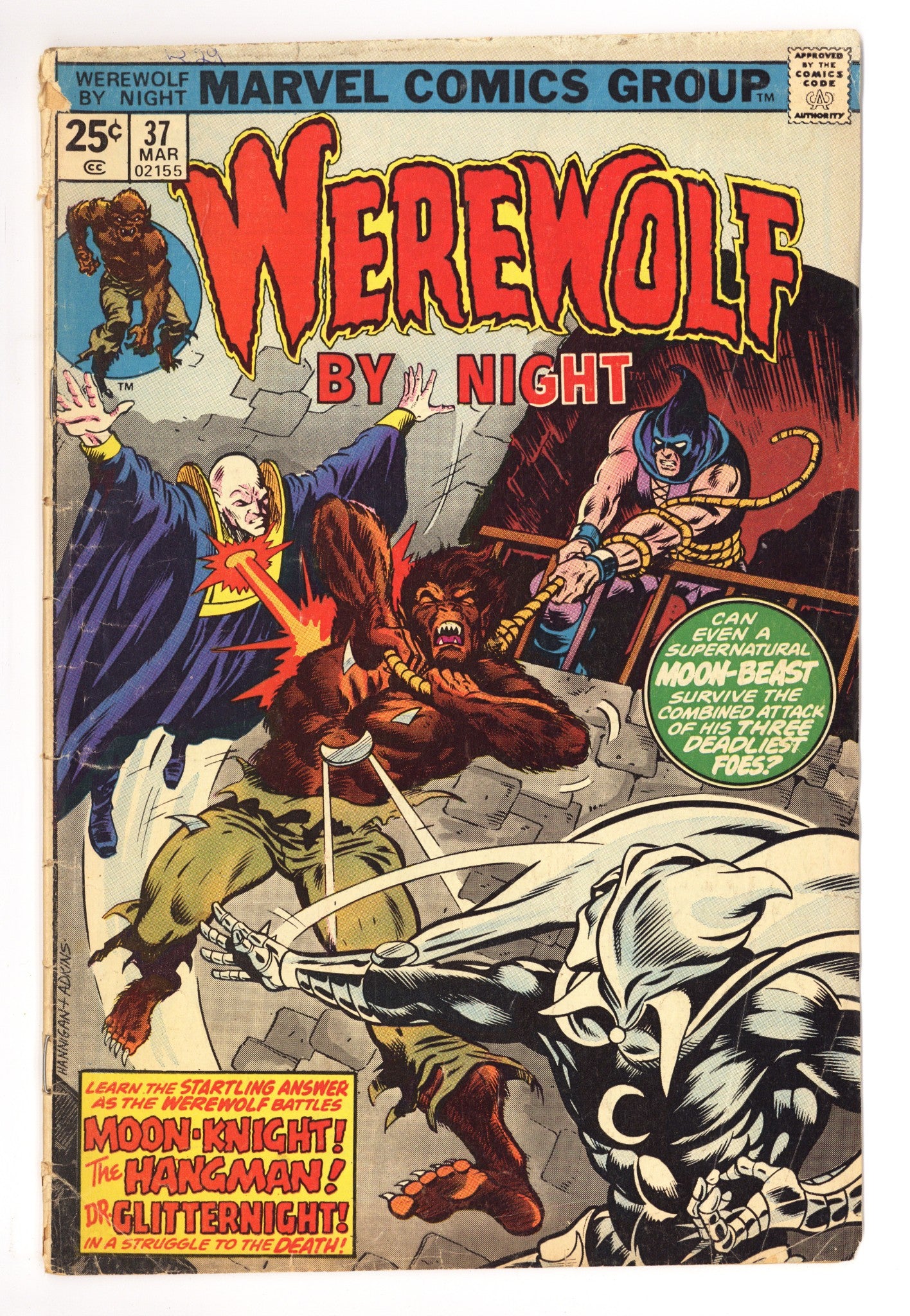 Werewolf by Night Vol 1 37 GD+ (2.5) (1976) 