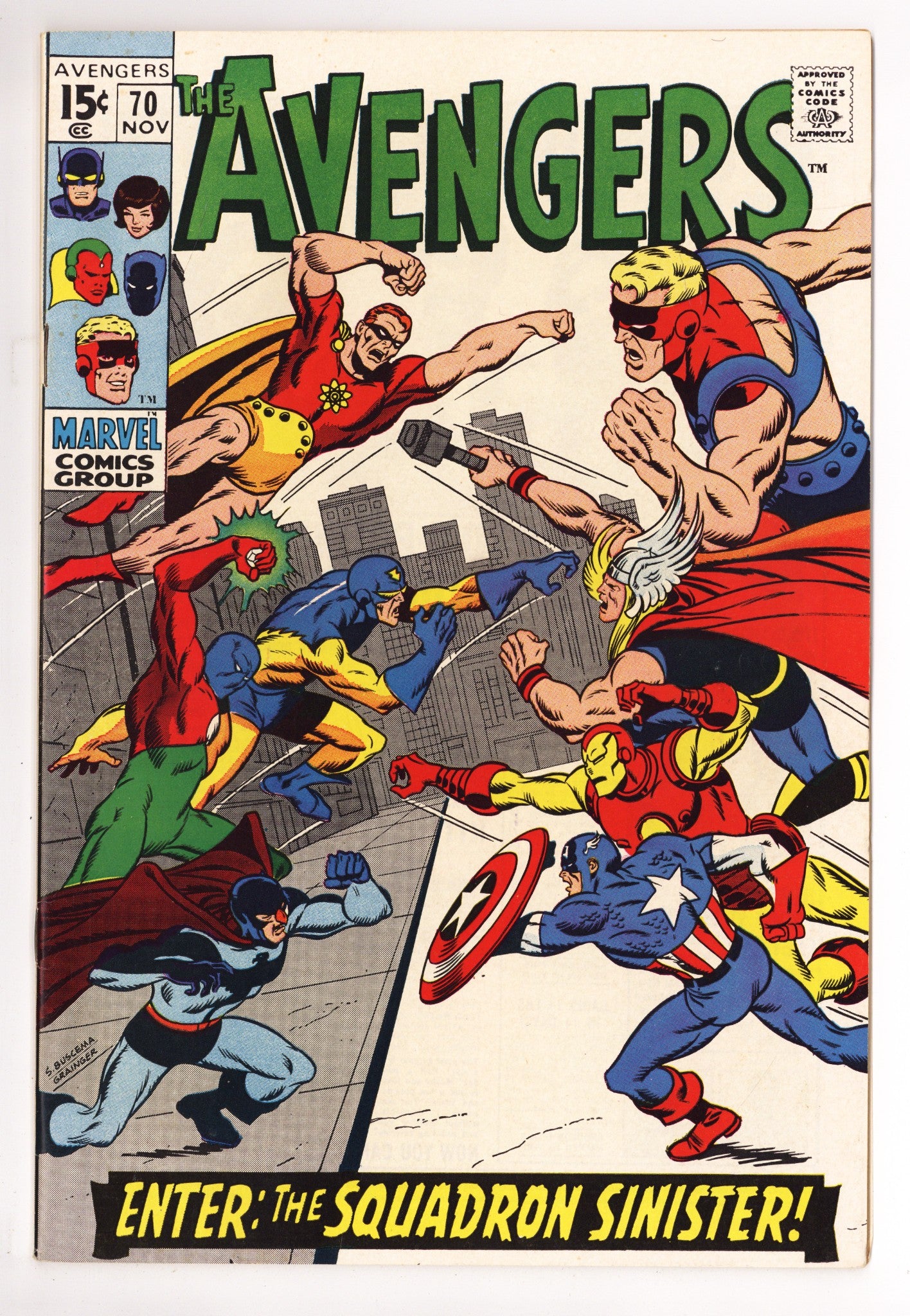 The Avengers Vol 1 70 VF (8.0) (1969) 