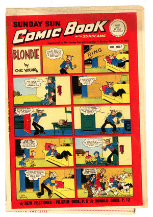 Sunday Sun Comic Book with Sunbeams [nn] GD/VG (3.0) (1951) 