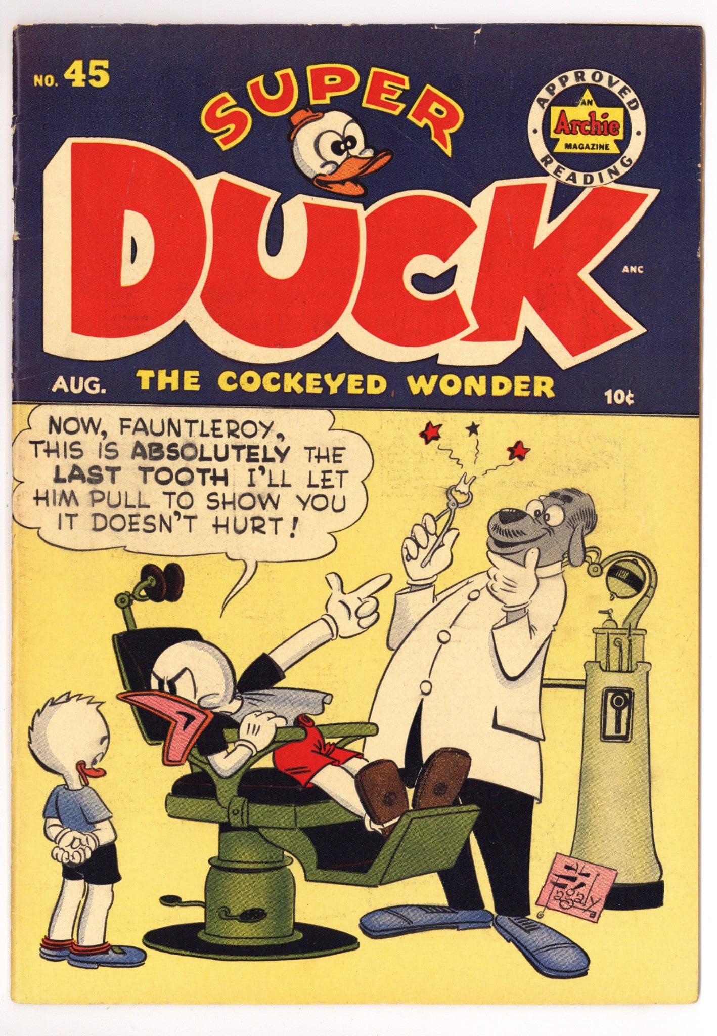 Super Duck Comics   45  FN (6.0)   (1952)        
