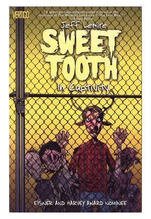 Sweet Tooth TPB Vol 2 Mid Grade In Captivity (2011) Signed / Remarked x1 1st Page Jeff Lemire