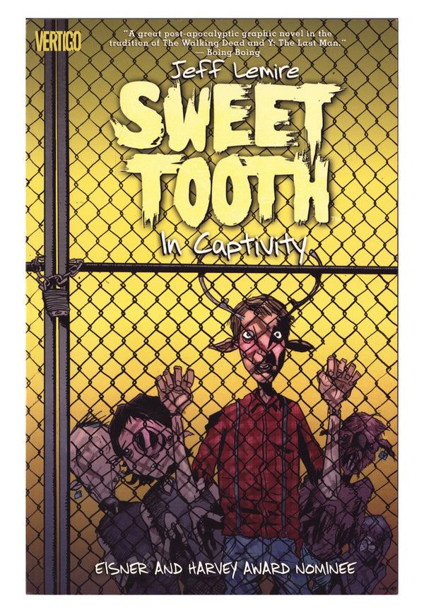 Sweet Tooth TPB Vol 2 Mid Grade In Captivity (2011) Signed / Remarked x1 1st Page Jeff Lemire