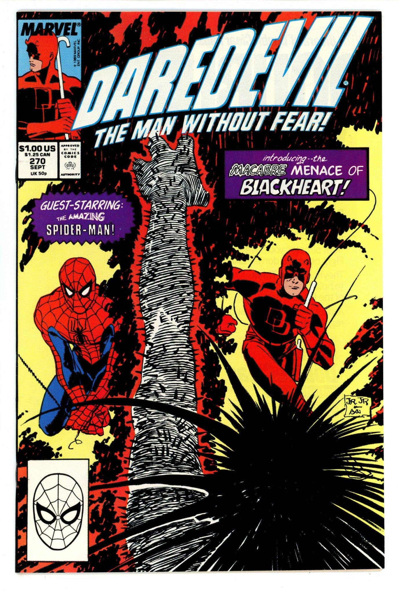 Daredevil Vol 1 270 VF+ (8.5) (1989) 