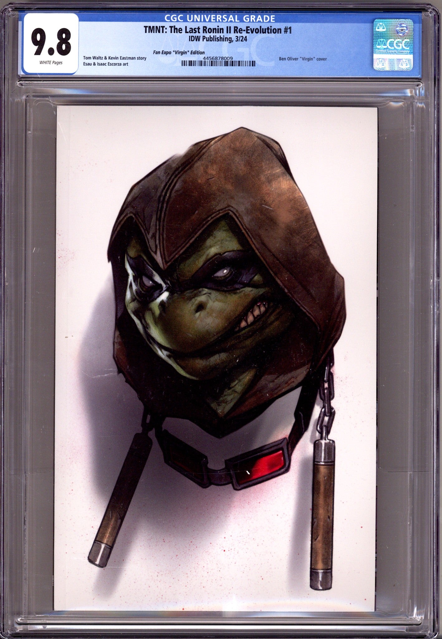 Teenage Mutant Ninja Turtles: The Last Ronin II: Re-Evolution   1 CGC 9.8 (NM/M)   (2024) Oliver Virgin   Exclusive Variant  