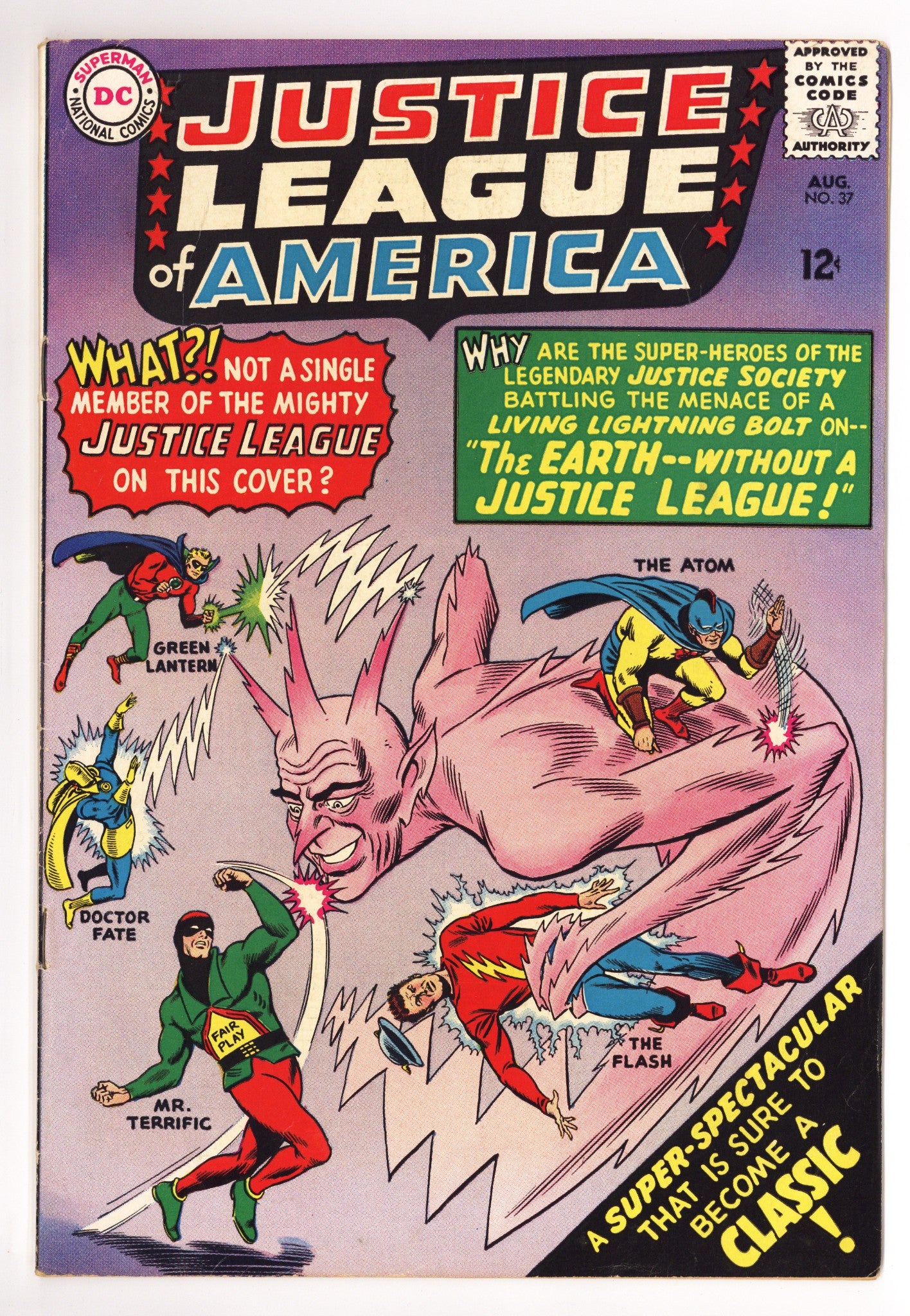 Justice League of America Vol 1 37 FN- (5.5) (1965) 