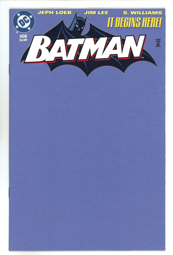 Batman Vol 1 608 Facsimile Blank Variant (2024)