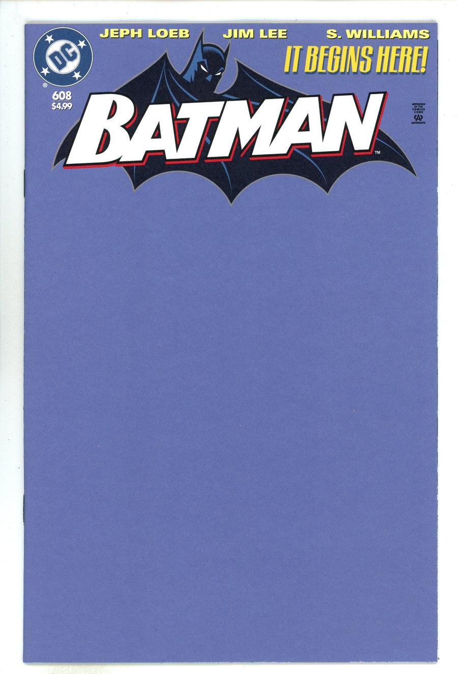 Batman Vol 1 608   Facsimile Blank Variant   (2024)