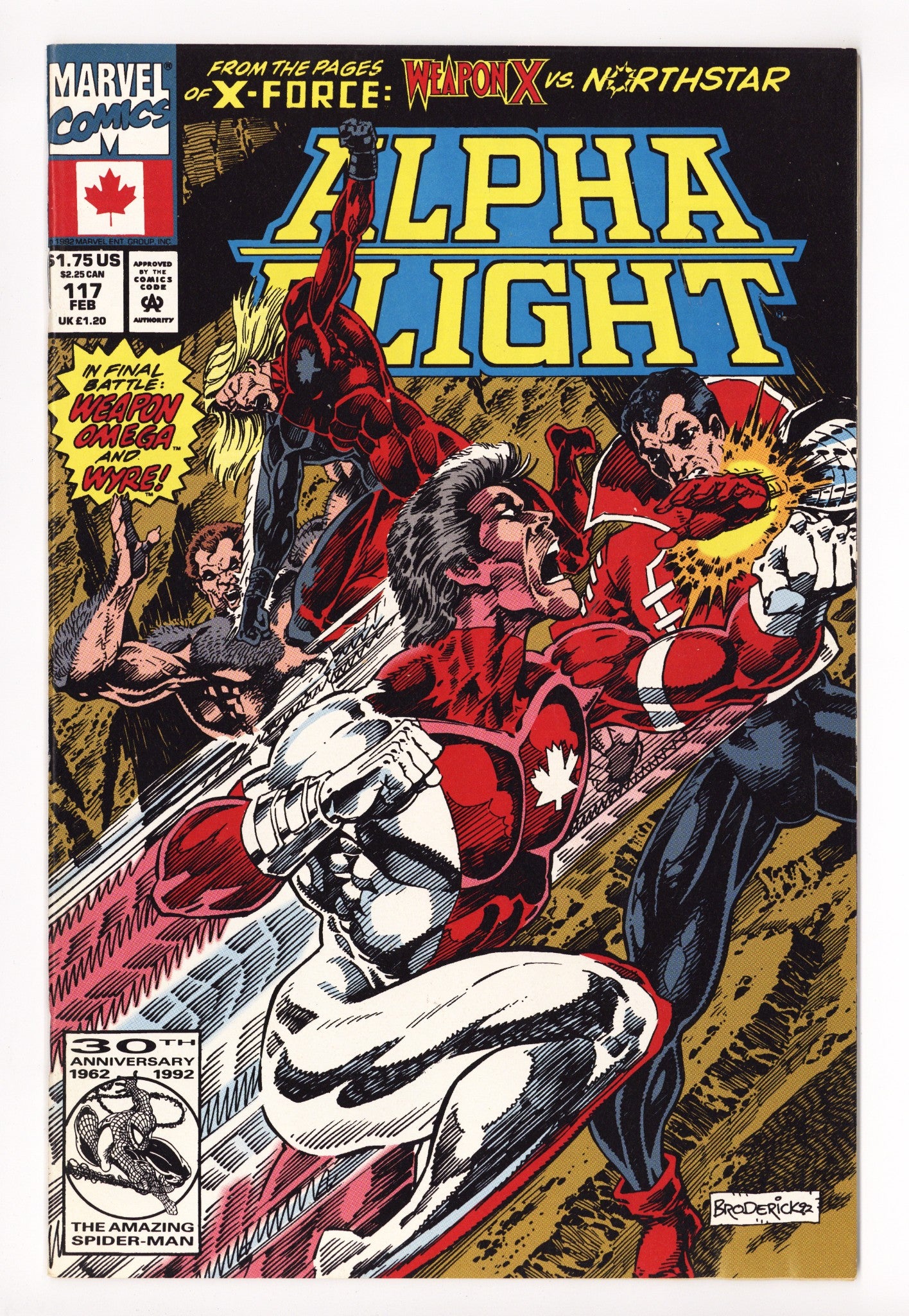 Alpha Flight Vol 1 117 Mid Grade (1993) 