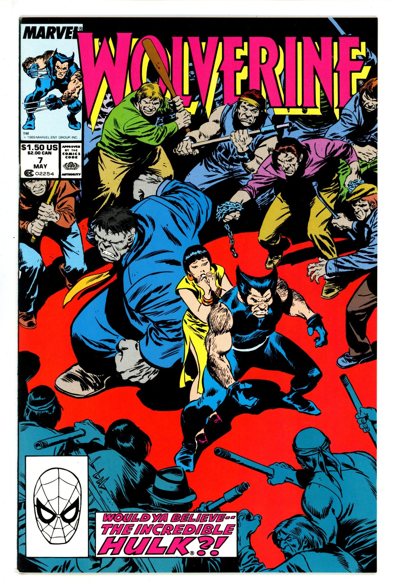 Wolverine Vol 2 7 VF (8.0) (1989) 