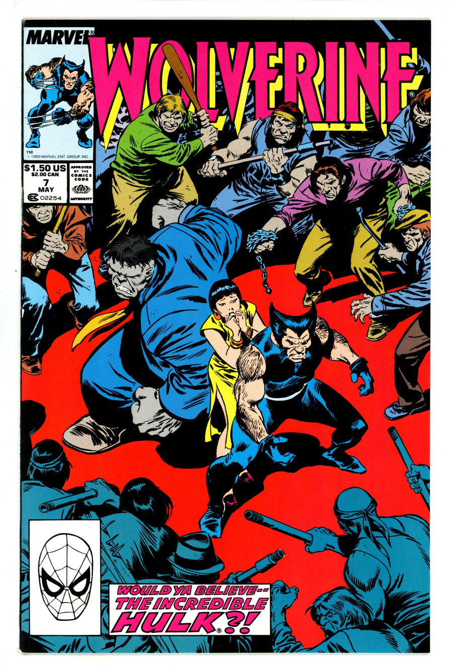 Wolverine Vol 2 7 VF (8.0) (1989) 